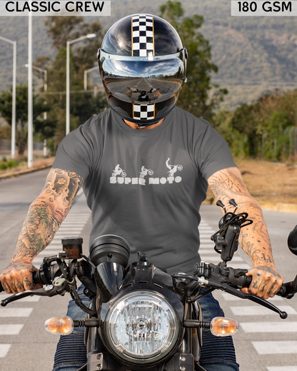 Super Moto - Biker's T-Shirt - Unisex