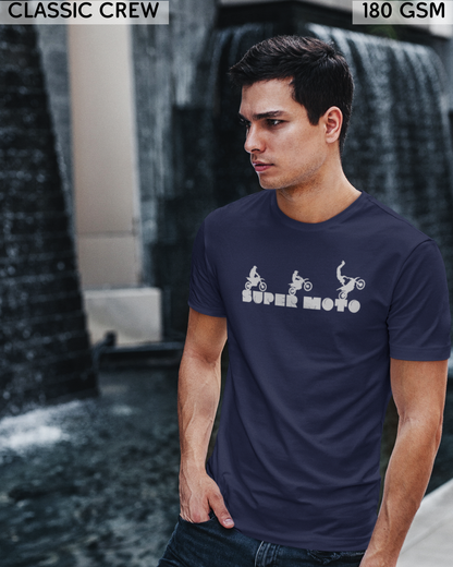 Super Moto - Biker's T-Shirt - Unisex