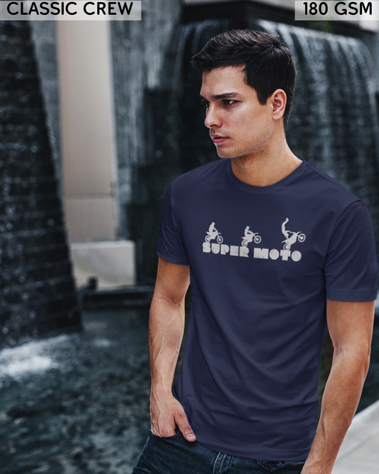Super Moto - Biker's T-Shirt - Unisex