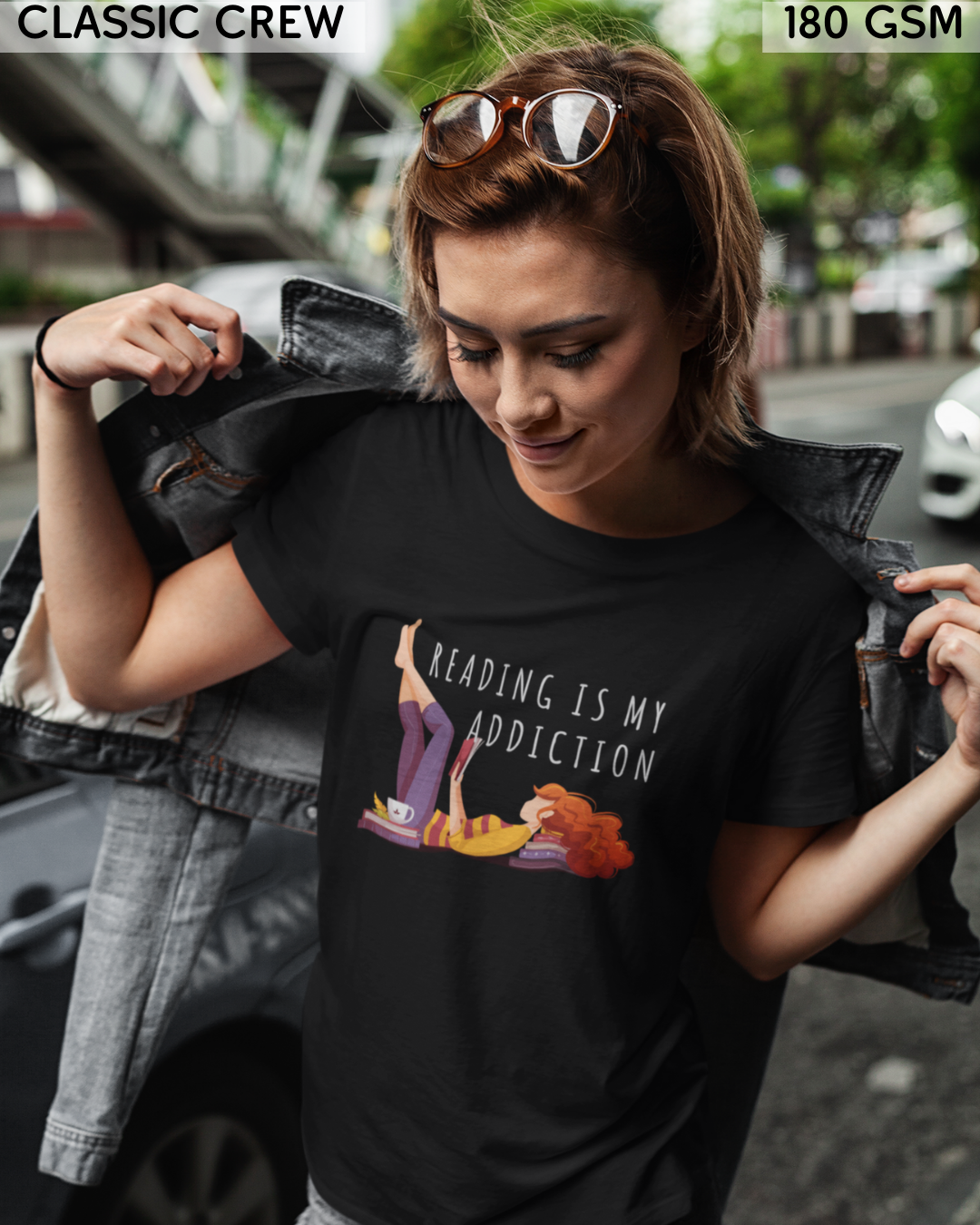 Reading Is My Addiction T-Shirt - Unisex