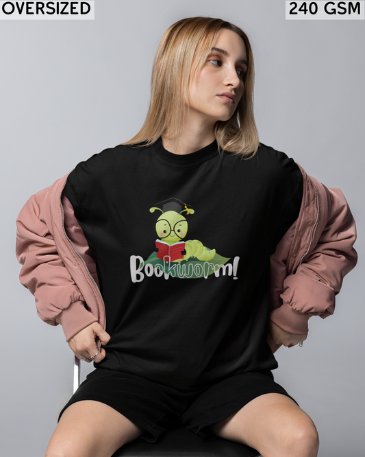 Bookworm Oversized T-Shirt - Unisex