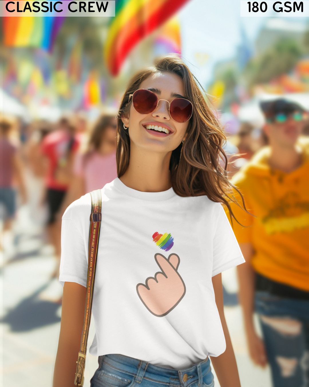 Korean Heart LGBTQ+ T-Shirt - Unisex