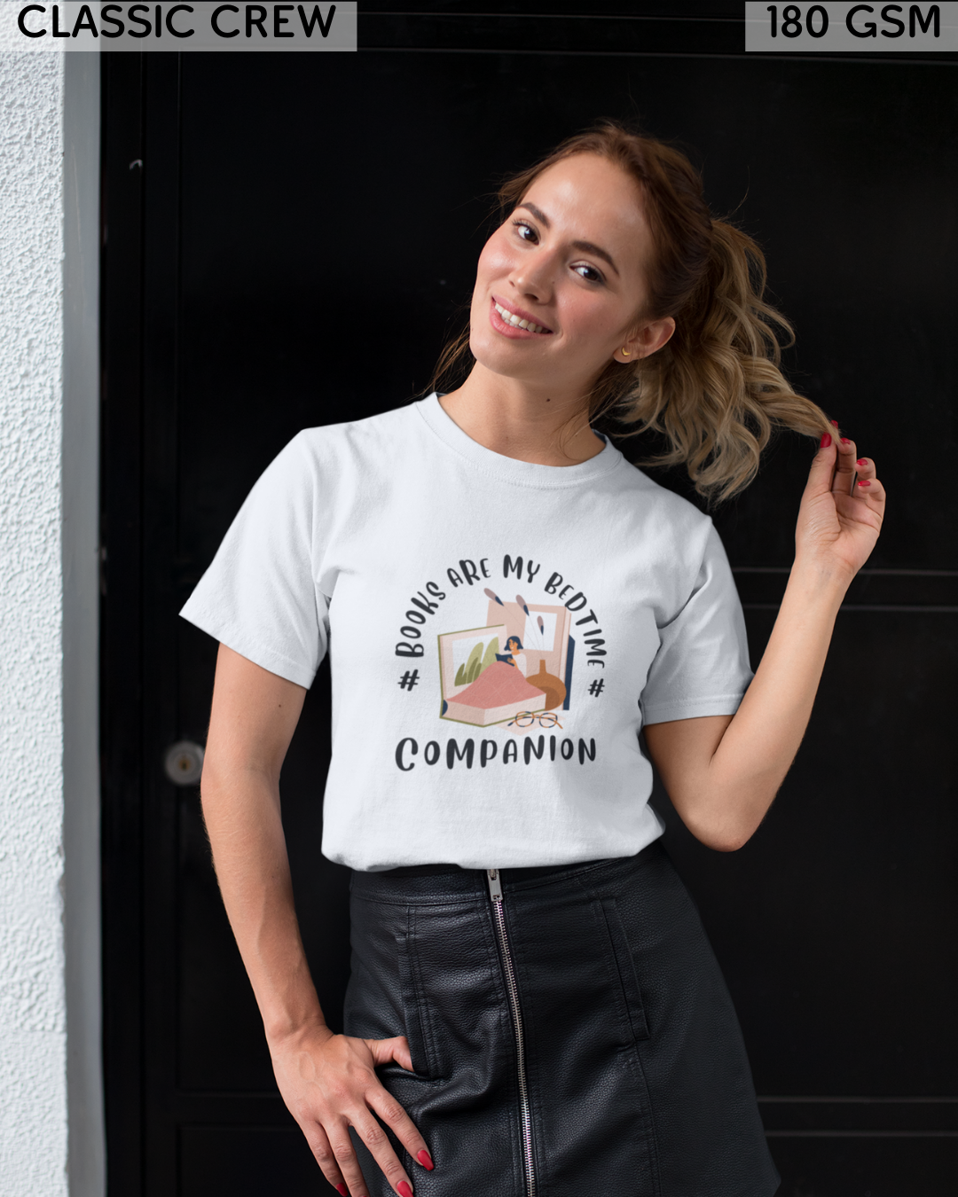 Books Are My Bedtime Companion T-Shirt - Unisex