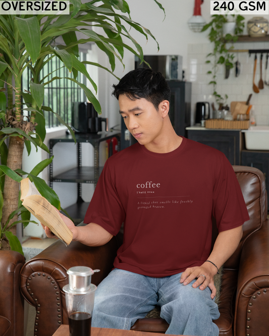 Coffee Definition Oversized T-Shirt - Unisex