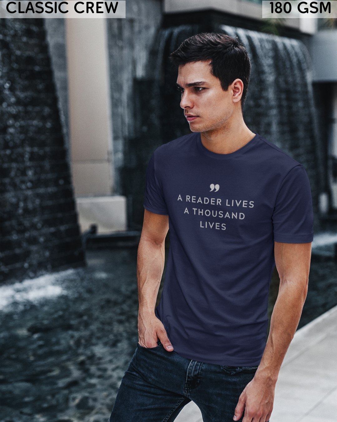 A Reader Lives A Thousand Lives T-Shirt - Unisex