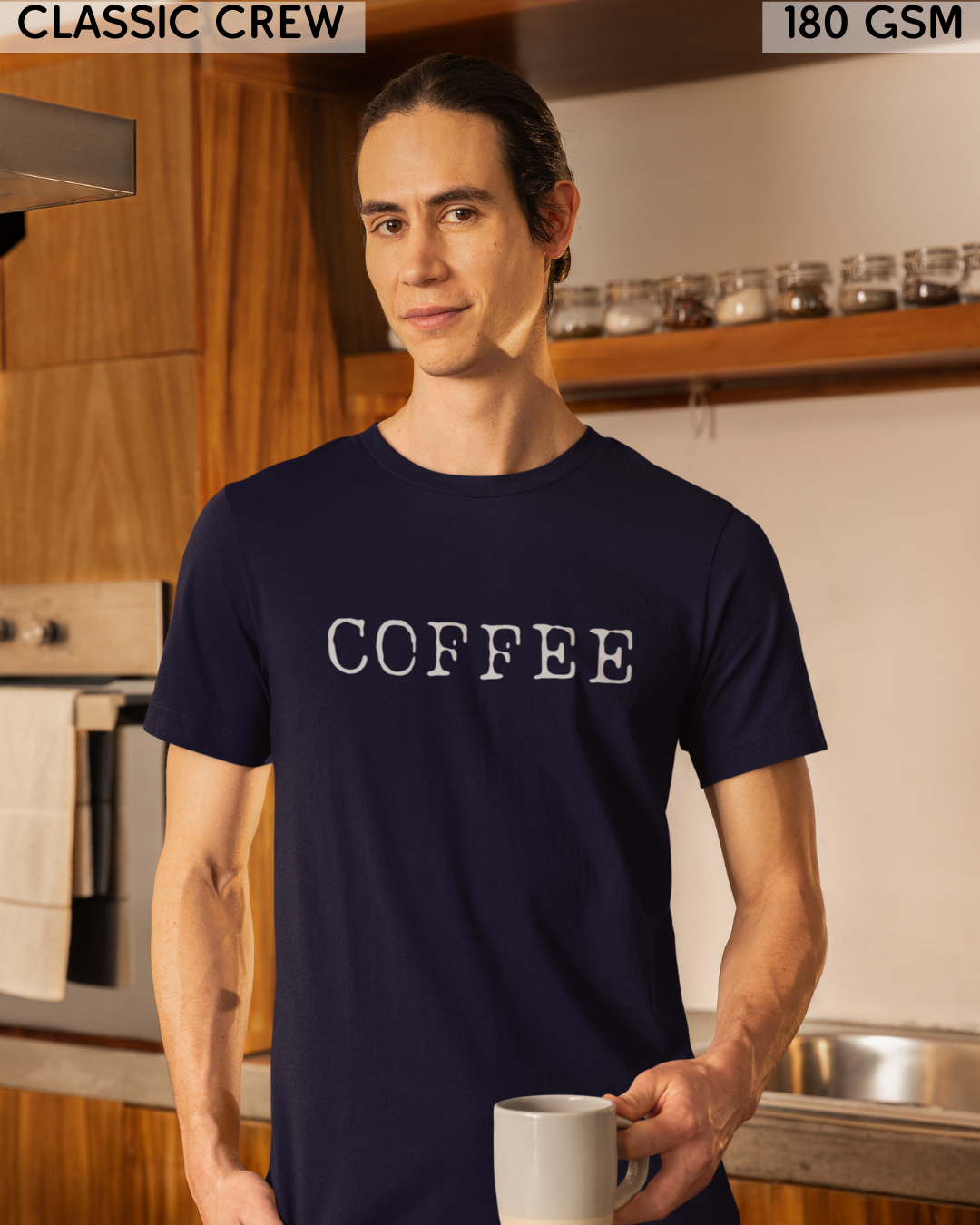 Coffee Small (English) Text T-Shirt - Unisex