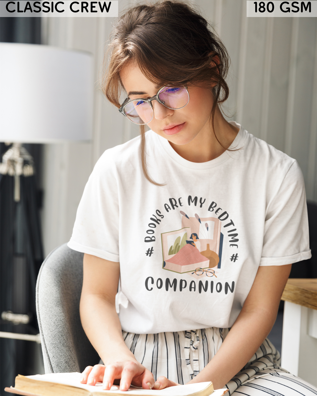Books Are My Bedtime Companion T-Shirt - Unisex