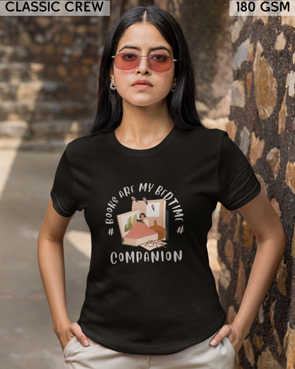 Books Are My Bedtime Companion T-Shirt - Unisex