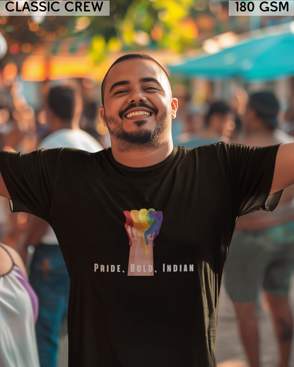 Pride, Bold, Indian LGBTQ+ T-Shirt - Unisex