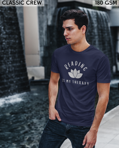 Reading Is My Therapy T-Shirt - Unisex