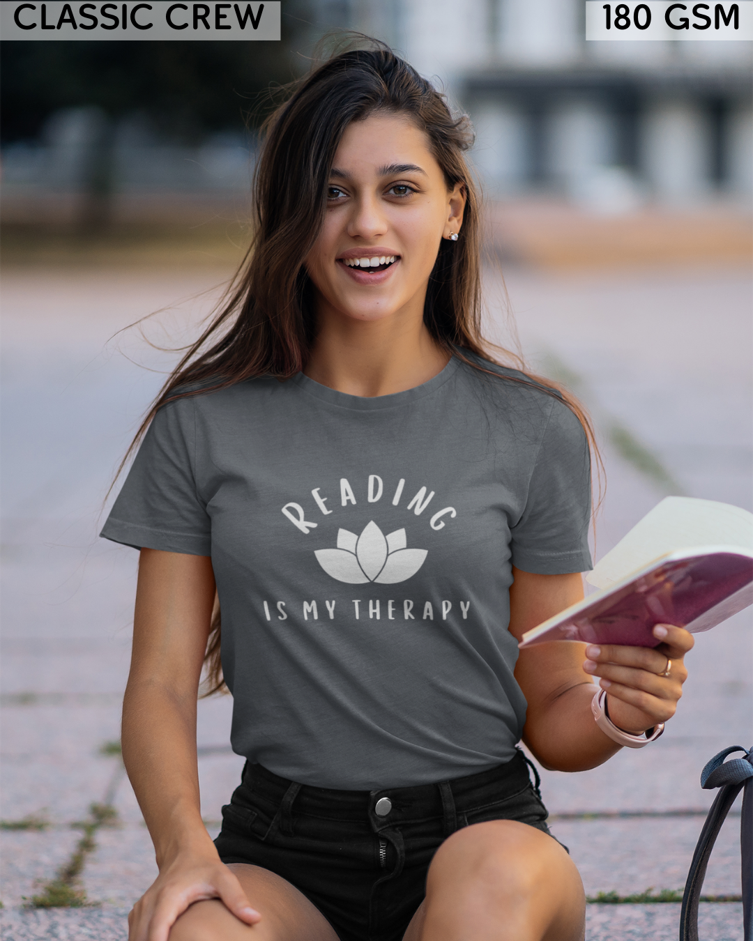 Reading Is My Therapy T-Shirt - Unisex