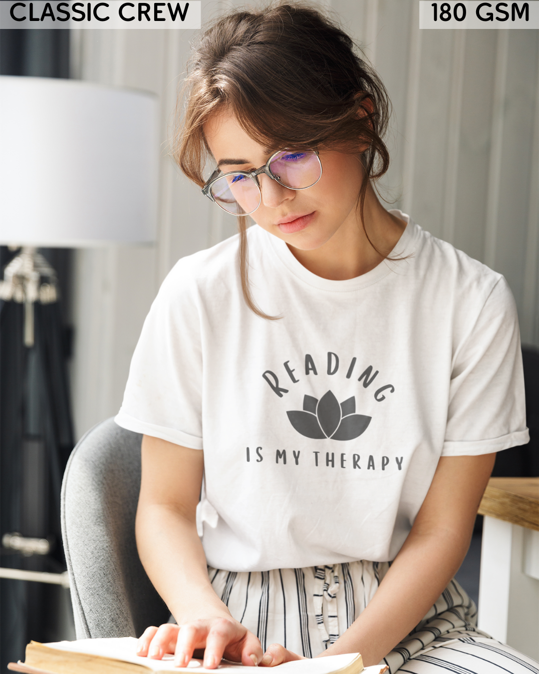 Reading Is My Therapy T-Shirt - Unisex