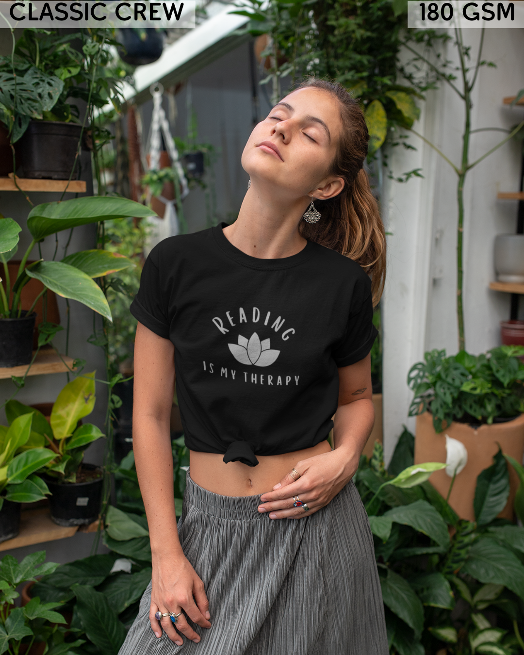 Reading Is My Therapy T-Shirt - Unisex