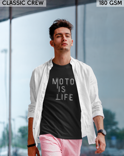 Moto Is Life - Biker's T-Shirt - Unisex