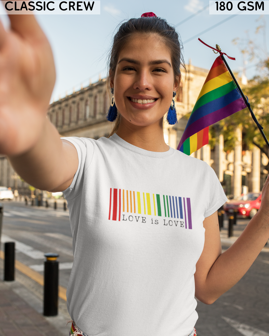Love is Love Barcode LGBTQ+ T-Shirt - Unisex
