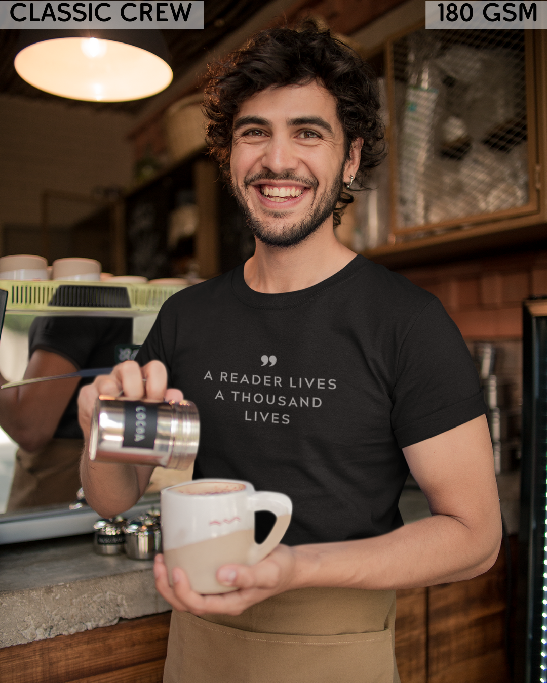 A Reader Lives A Thousand Lives T-Shirt - Unisex