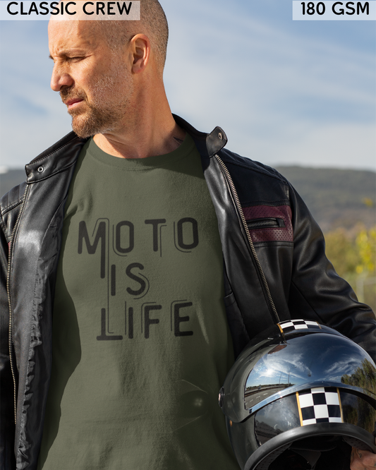 Moto Is Life - Biker's T-Shirt - Unisex