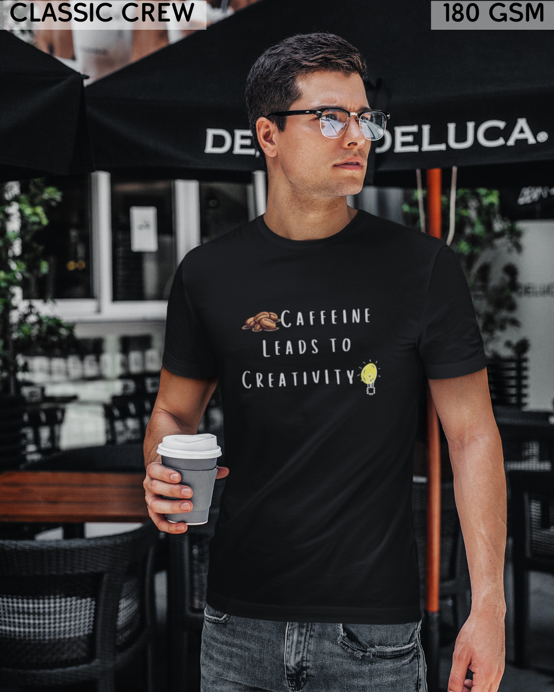 Caffeine Leads to Creativity T-Shirt - Unisex