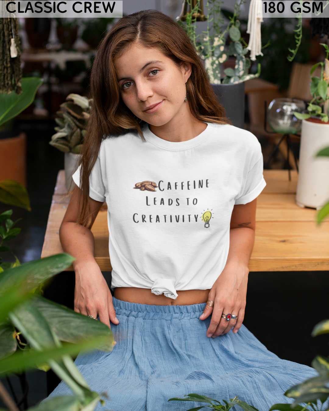Caffeine Leads to Creativity T-Shirt - Unisex