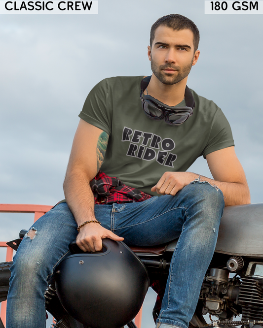 Retro Rider 2 - Biker's T-Shirt - Unisex