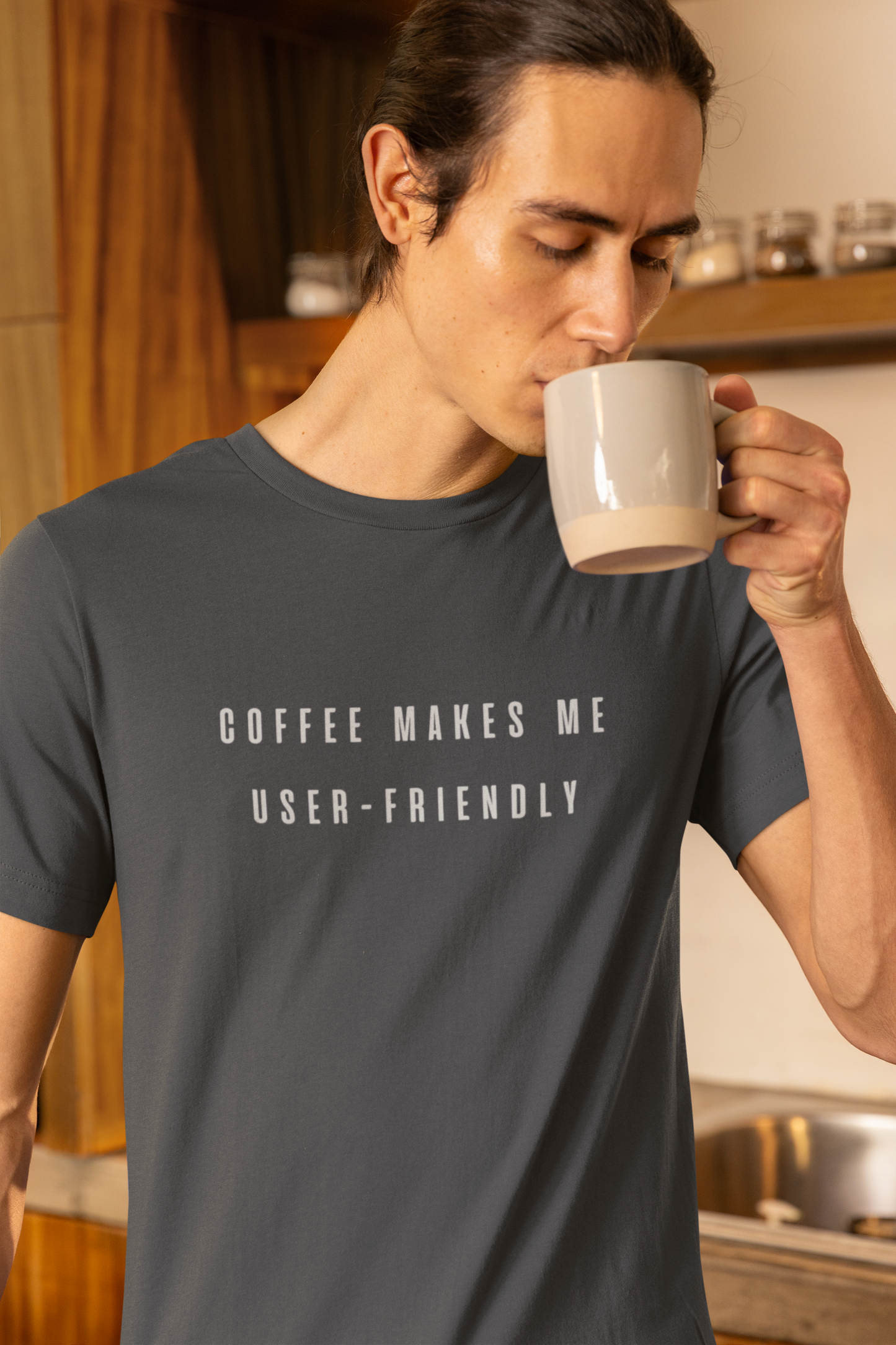Coffee Makes Me User-Friendly T-Shirt - Unisex