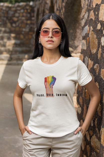 Pride, Bold, Indian LGBTQ+ T-Shirt - Unisex