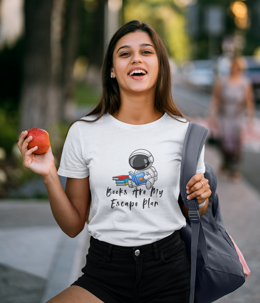 Books Are My Escape Plan T-Shirt - Unisex