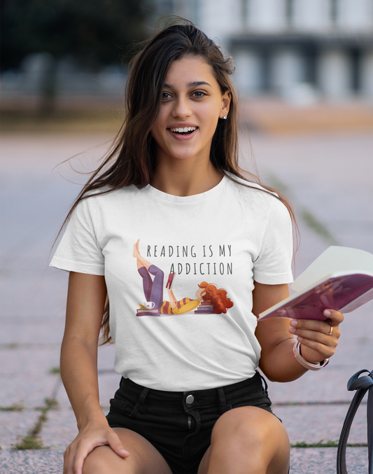 Reading Is My Addiction T-Shirt - Unisex