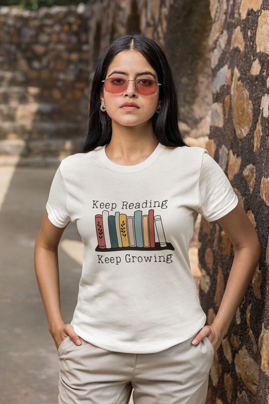 Keep Reading Keep Growing T-Shirt - Unisex
